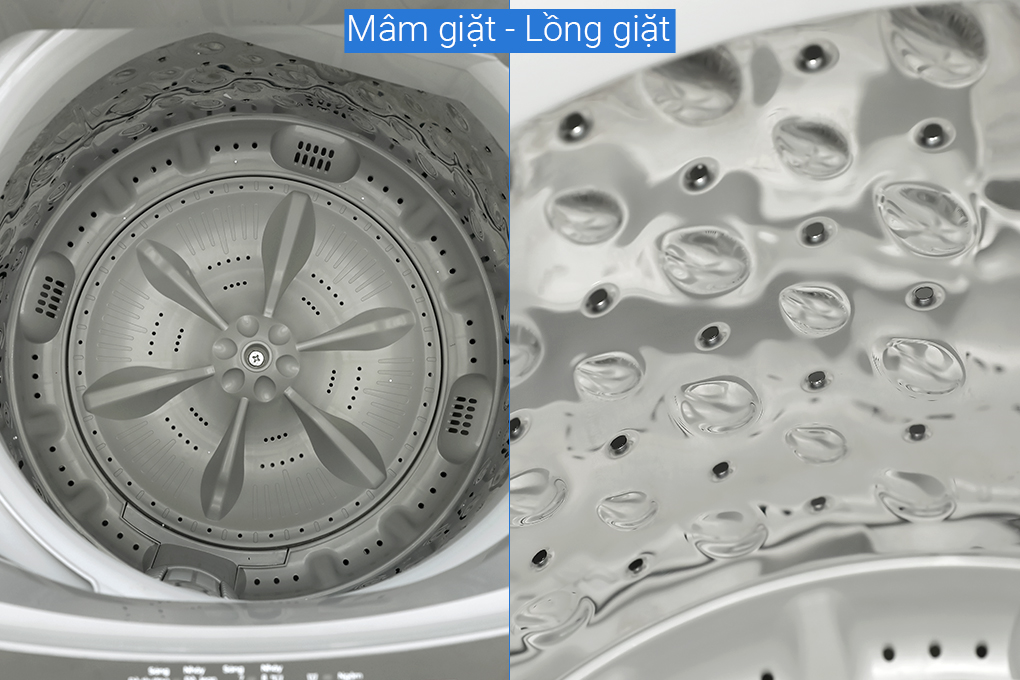 Máy giặt Casper 7.5 kg WT-75NG1 Màu Xám