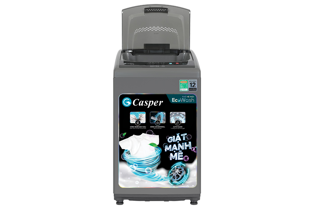 Máy giặt Casper 7.5 kg WT-75NG1 Màu Xám