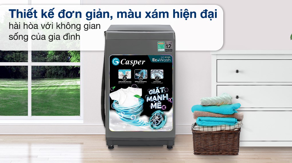 Máy giặt Casper 8.5 kg WT-85NG1