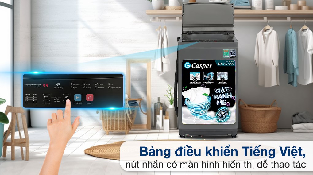 Máy giặt Casper 8.5 kg WT-85NG1