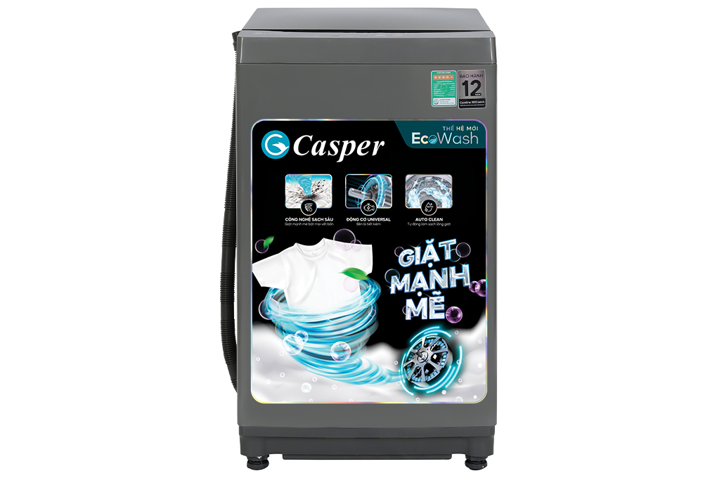 Máy giặt Casper 8.5 kg WT-85NG1 Màu Xám