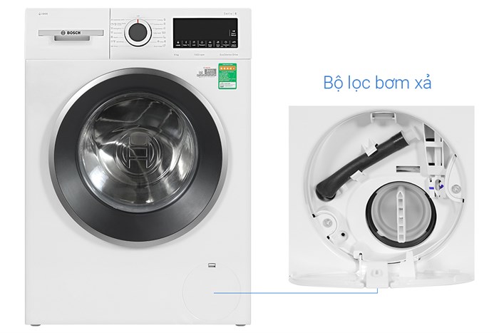 Máy giặt Bosch 9 kg WGG244A0SG Màu Trắng