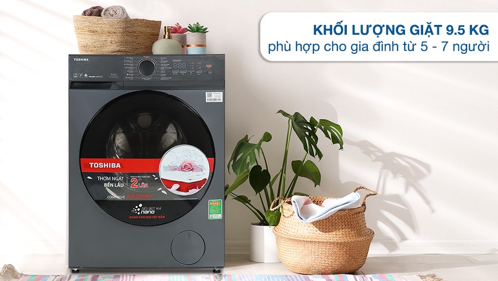 Máy giặt Toshiba Inverter 9.5 kg TW-T21BU105UWV(MG) - 6