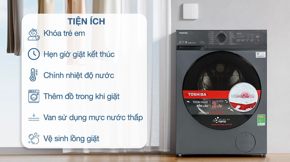 Máy giặt Toshiba Inverter 9.5 kg TW-T21BU105UWV(MG) - 16