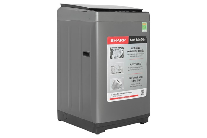 Máy giặt Sharp 10 kg ES-W10NV-GY Màu Xám đậm