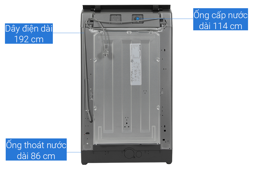 Máy giặt Sharp 10 kg ES-W10NV-GY - 9