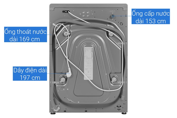 Máy giặt Sharp Inverter 10.5 kg ES-FH105BV-B Màu Xám đậm