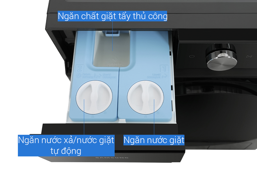Máy giặt Samsung Inverter 12 kg WW12CB944DGBSV Màu Đen