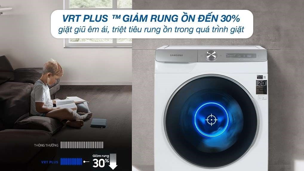 Máy giặt Samsung AI Ecobubble+ Inverter 12 kg WW12CGP44DSHSV