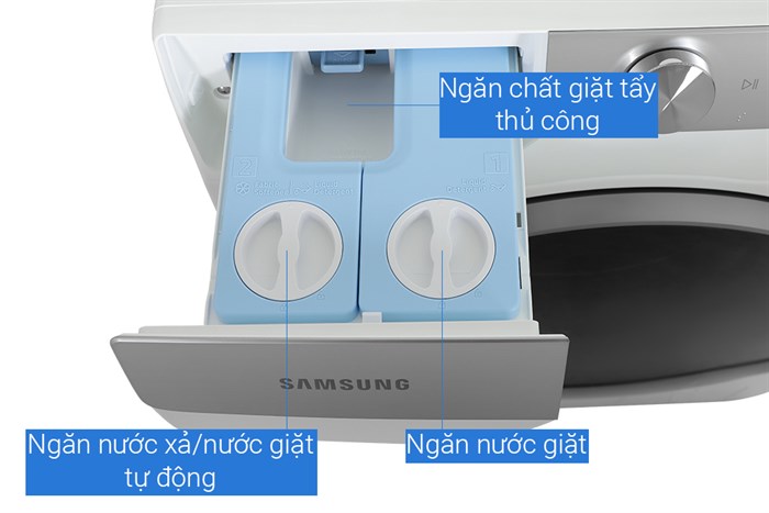 Máy giặt Samsung AI Ecobubble+ Inverter 12 kg WW12CGP44DSHSV Màu Trắng