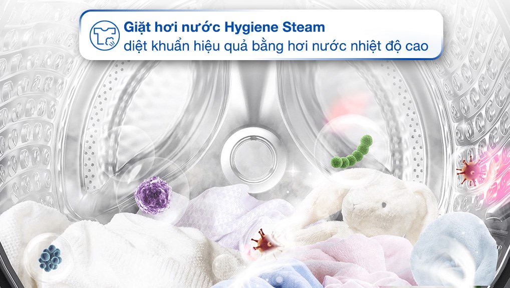 Máy giặt Samsung AI EcoBubble Inverter 11 kg WW11CGP44DSHSV