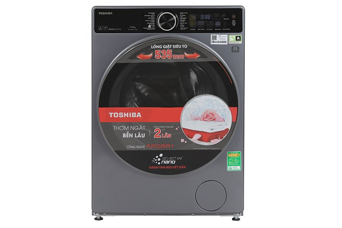 Máy giặt Toshiba Inverter 10.5 kg TW-T25BZU115MWV(MG) Màu Xám đậm