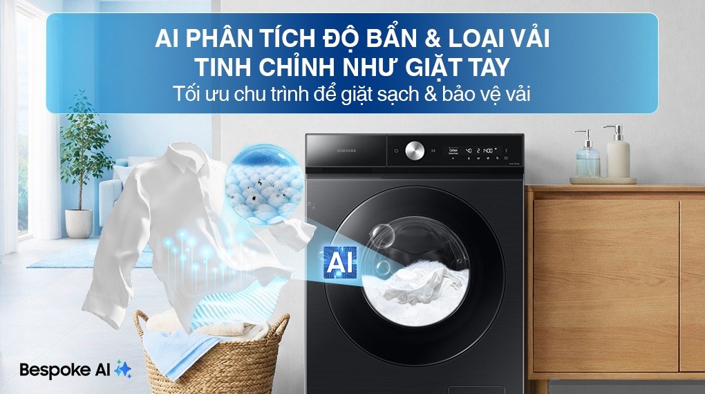 Máy giặt Samsung Bespoke AI Inverter 14 kg WW14BB944DGBSV