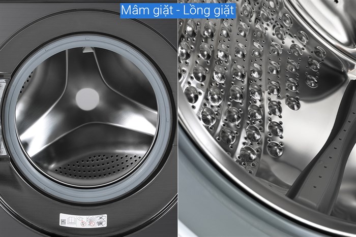 Máy giặt Samsung Bespoke AI Inverter 14 kg WW14BB944DGBSV Màu Đen