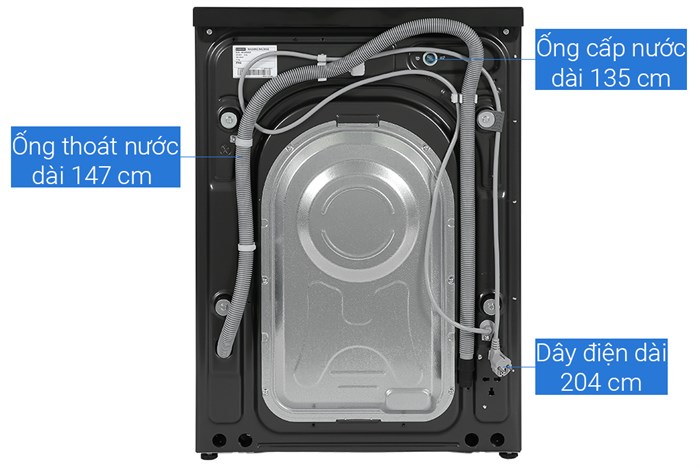 Máy giặt Samsung Bespoke AI Inverter 14 kg WW14BB944DGBSV Màu Đen
