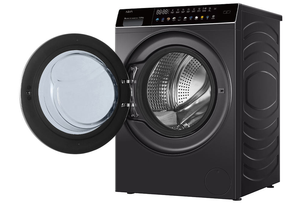 Máy giặt sấy Aqua Inverter giặt 13 kg - sấy 8 kg AQD-DH1300H PS Màu Đen