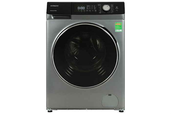 Máy giặt sấy Hitachi Inverter giặt 8.5 kg - sấy 5 kg BD-D852HVOS Màu Xám đậm