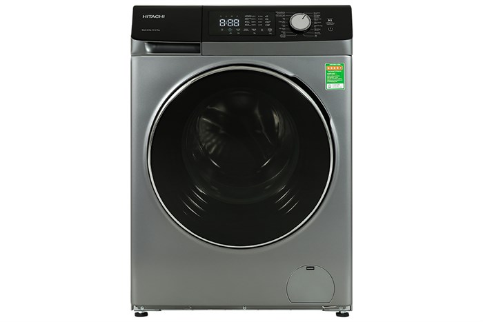 Máy giặt sấy Hitachi Inverter giặt 10.5 kg - sấy 7 kg BD-D1054HVOS Màu Xám đậm