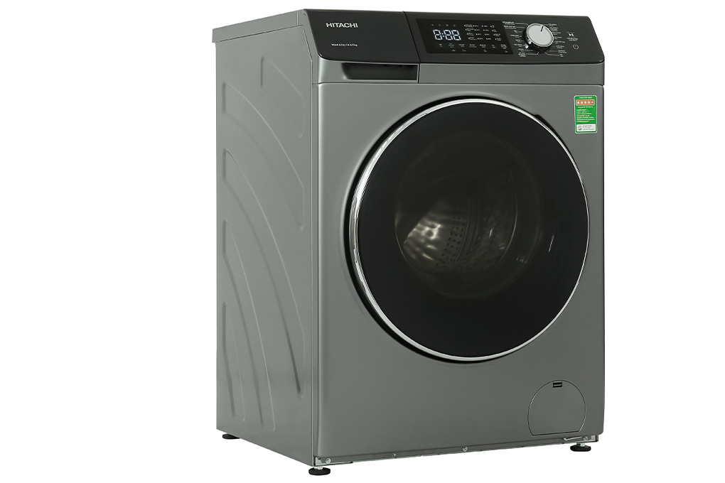 Máy giặt sấy Hitachi Inverter giặt 10.5 kg - sấy 7 kg BD-D1054HVOS Màu Xám đậm