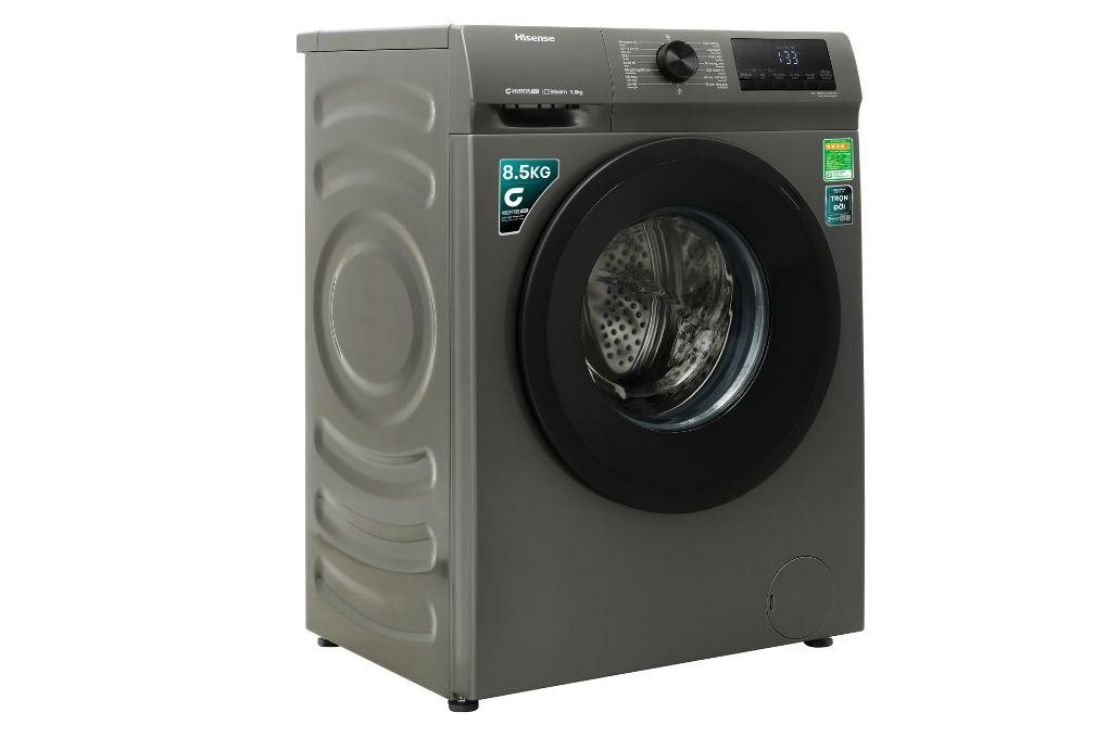Máy giặt Hisense Inverter 8.5 kg WFQP8523BT Màu Xám