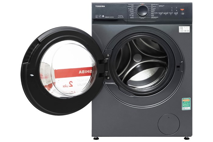 Máy giặt sấy Toshiba Inverter giặt 10.5 kg - sấy 7 kg TWD-T21BU115UWV(MG) Màu Xám đậm