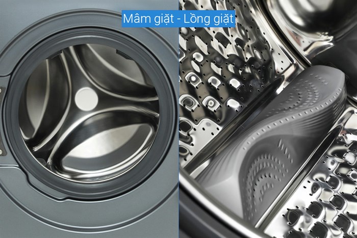 Máy giặt sấy Toshiba Inverter giặt 10.5 kg - sấy 7 kg TWD-T21BU115UWV(MG) Màu Xám đậm