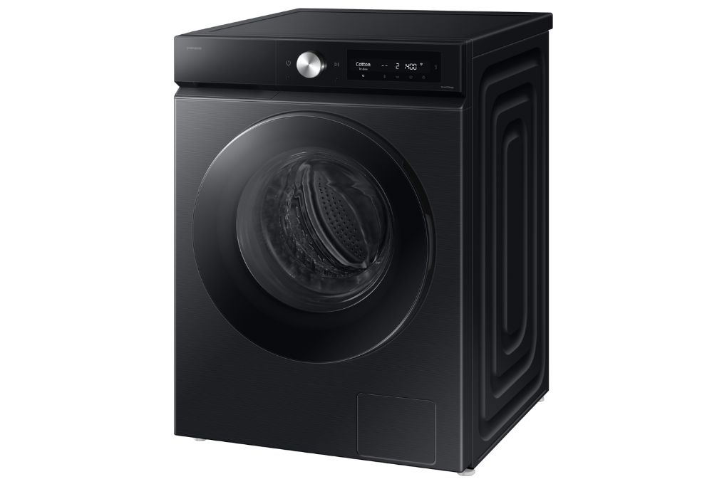 Máy giặt sấy Samsung Bespoke Inverter giặt 12 kg - sấy 7 kg WD12DB7B85GBSV Màu Đen