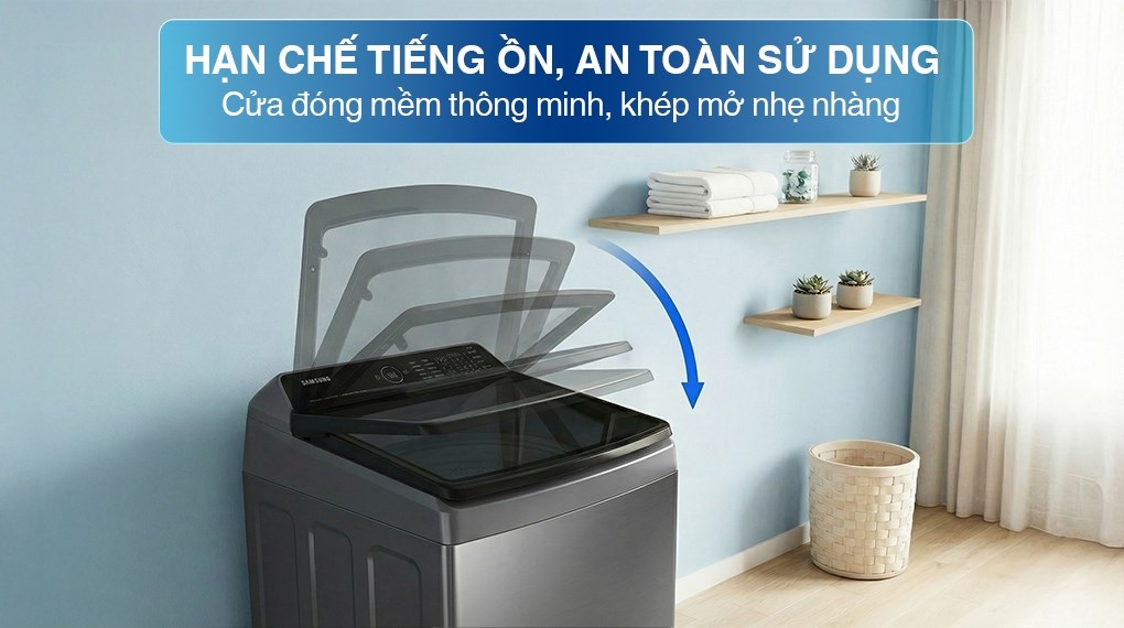 Máy giặt Samsung Ecobubble Inverter 17 kg WA17CG6442BDSV