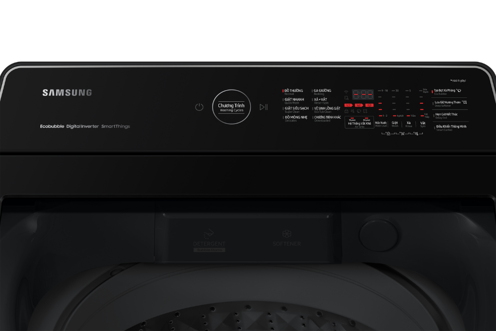 Máy giặt Samsung Ecobubble Inverter 17 kg WA17CG6442BDSV Màu Xám đậm