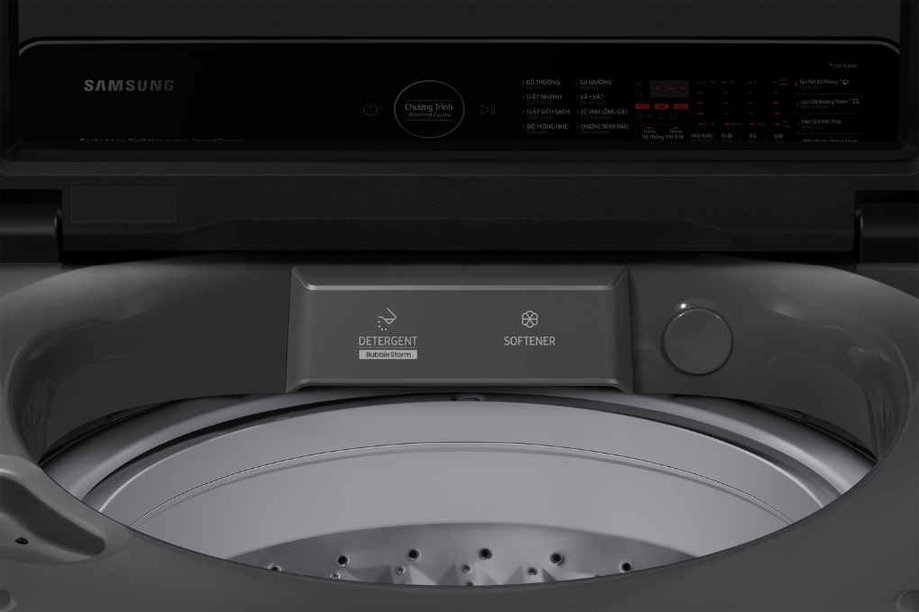 Máy giặt Samsung Ecobubble Inverter 17 kg WA17CG6442BDSV Màu Xám đậm