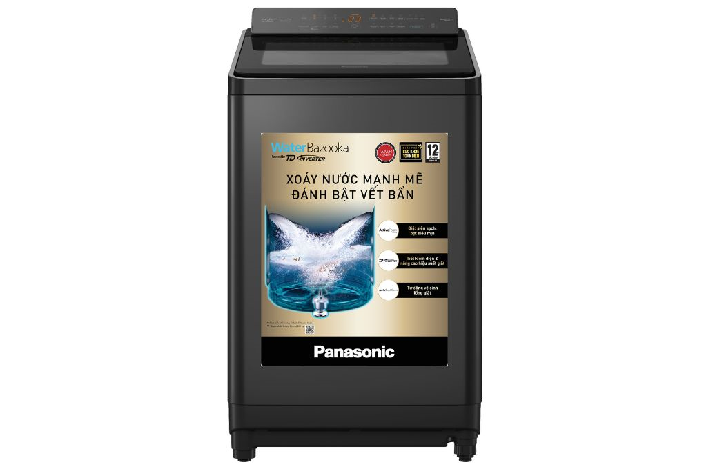 Máy giặt Panasonic Inverter 14.5 kg NA-FD290CEBV Màu Đen
