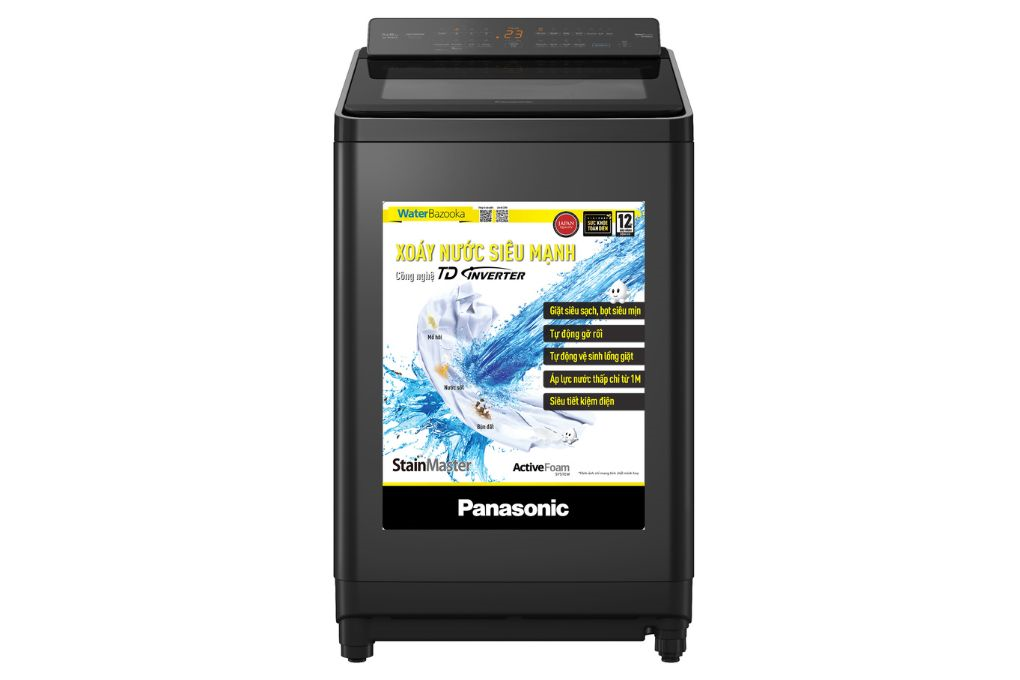 Máy giặt Panasonic Inverter 13.5 kg NA-FD135X3BV Màu Đen
