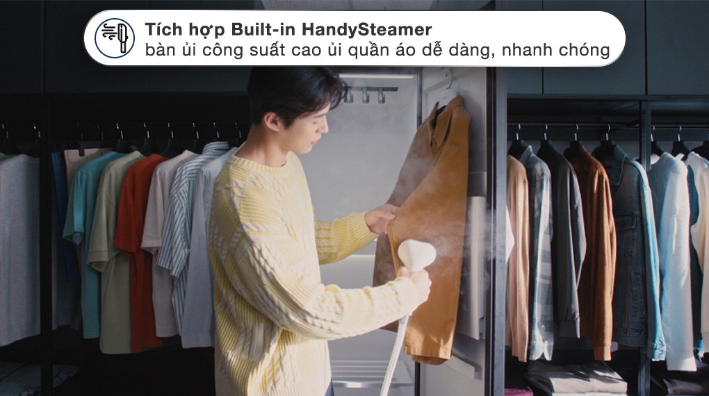 Tủ chăm sóc quần áo thông minh LG Styler Inverter 5 móc SC5MBR80H