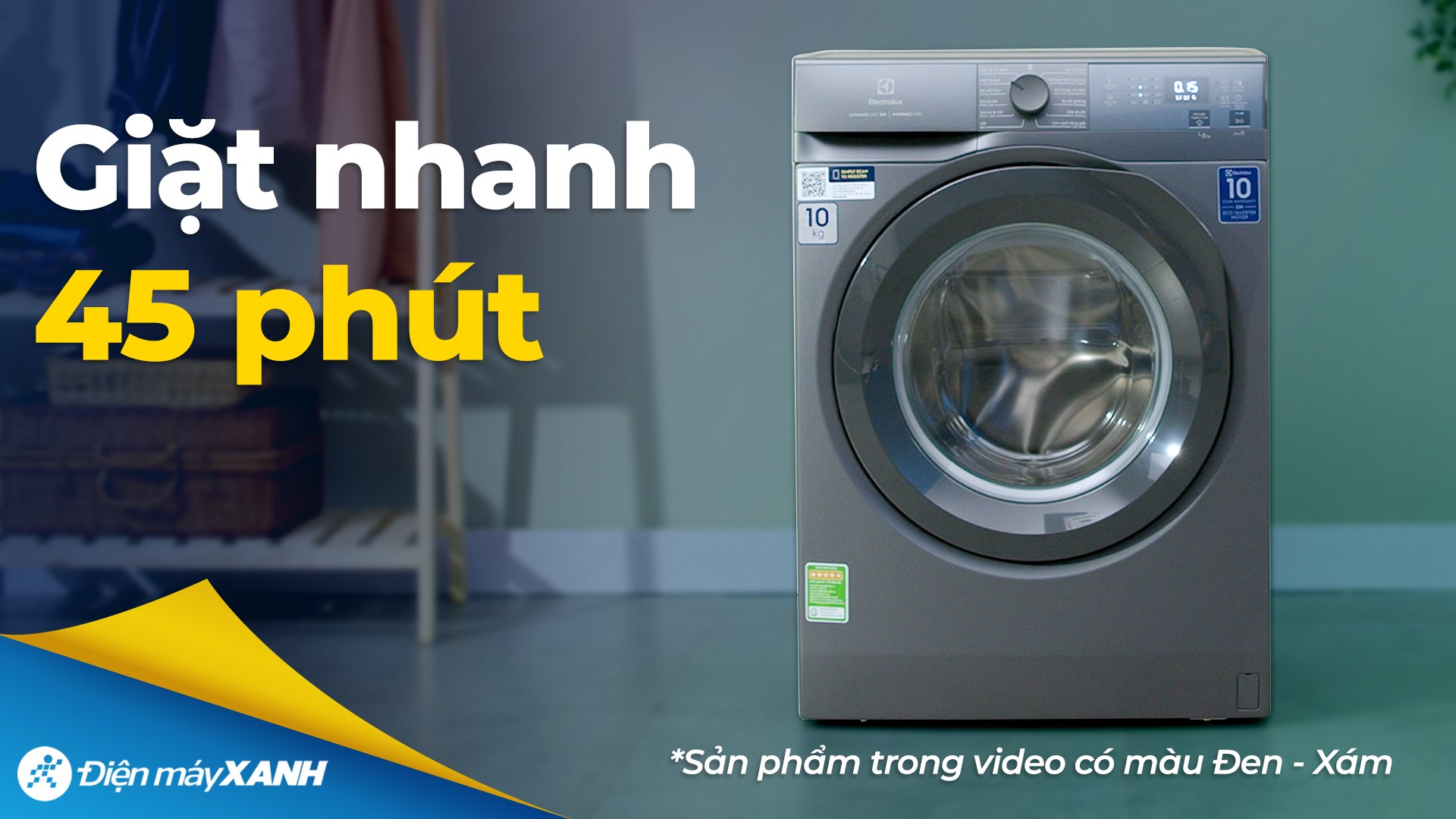 Máy giặt Electrolux UltimateCare 300 Inverter 10 kg EWF1024D3WC