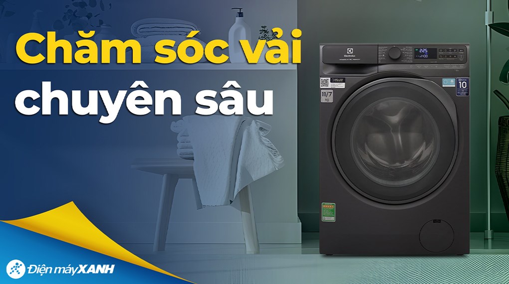 Máy giặt sấy Electrolux UltimateCare 700 Inverter giặt 11 kg - sấy 7 kg EWW1143R7SC