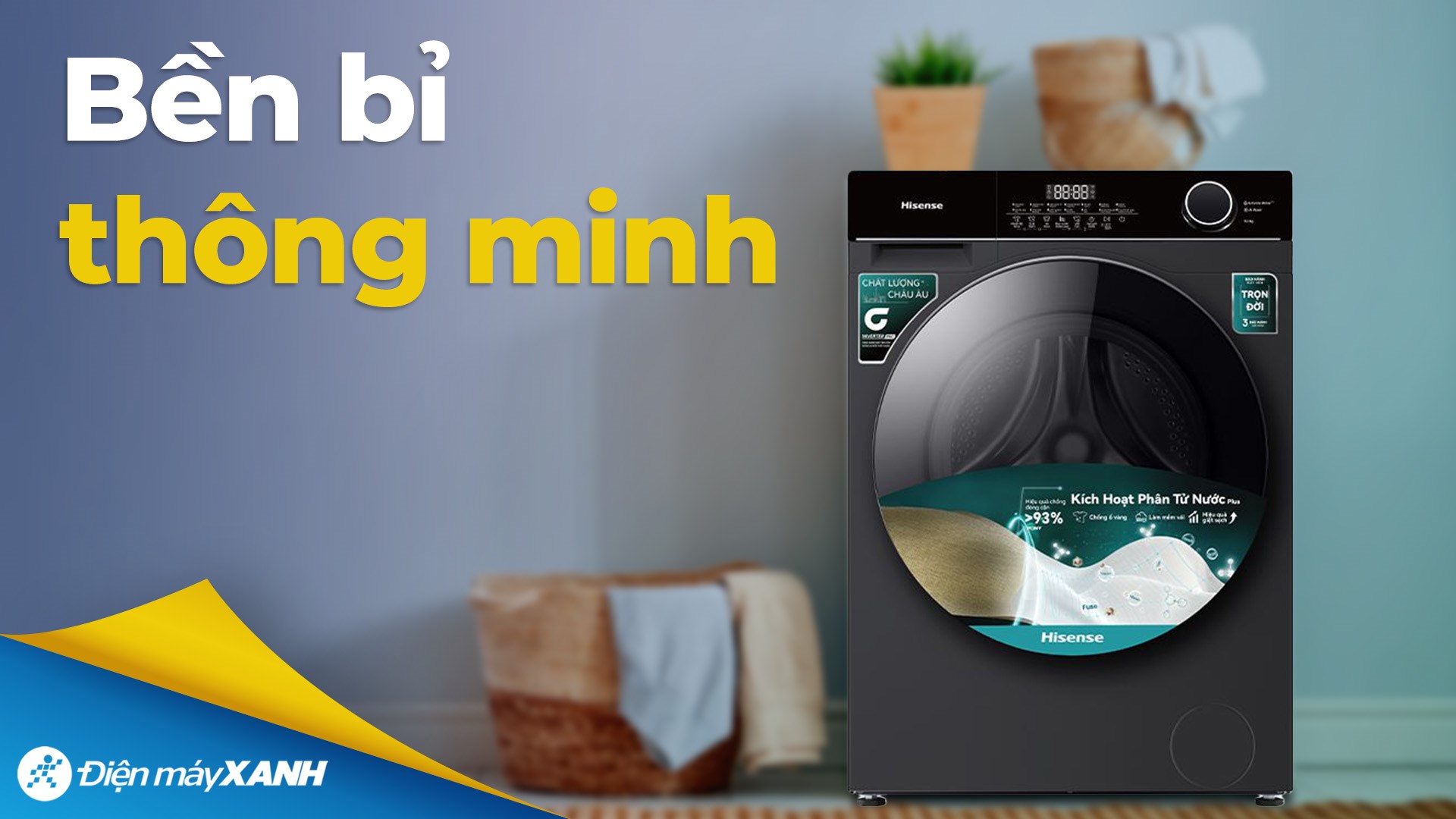 Máy giặt Hisense Inverter 10.5 kg WF105M3