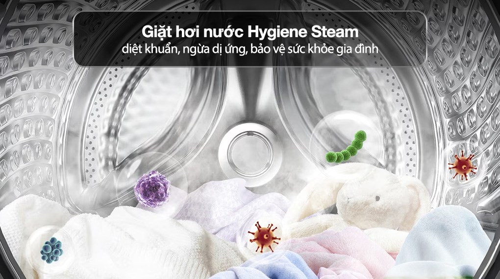 Máy giặt Samsung AI EcoBubble Inverter 10 kg WW10DG6U34LBSV