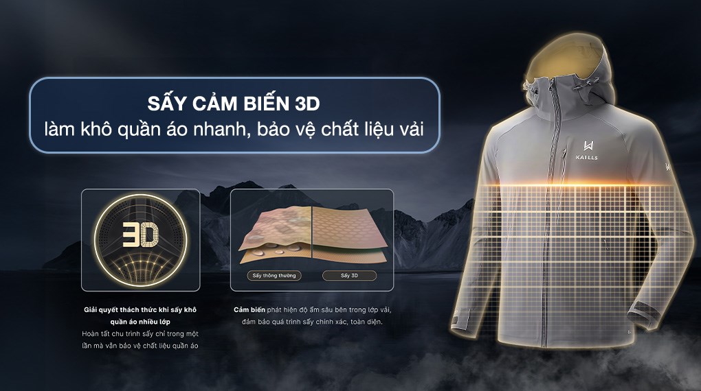 Tháp giặt sấy Haier Laundry Center Inverter giặt 14 kg - sấy 13 kg HWD140-BD14LCU1L(GN)