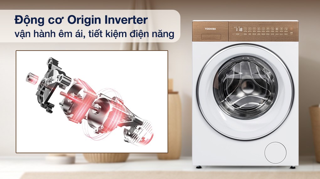 Máy giặt Toshiba Inverter 10.5 kg TW-T37BZP115MWV(WT)