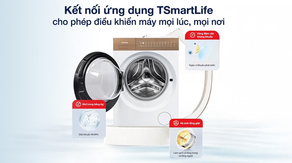 Máy giặt Toshiba Inverter 10.5 kg TW-T37BZP115MWV(WT)