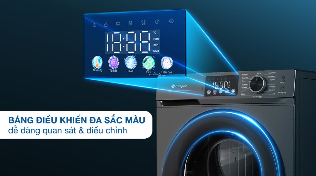 Máy giặt Casper Inverter 10.5 kg WF-D105VGR1