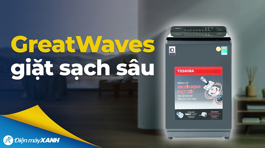 Máy giặt Toshiba Inverter 12 kg AW-T26D1300TV (MG)