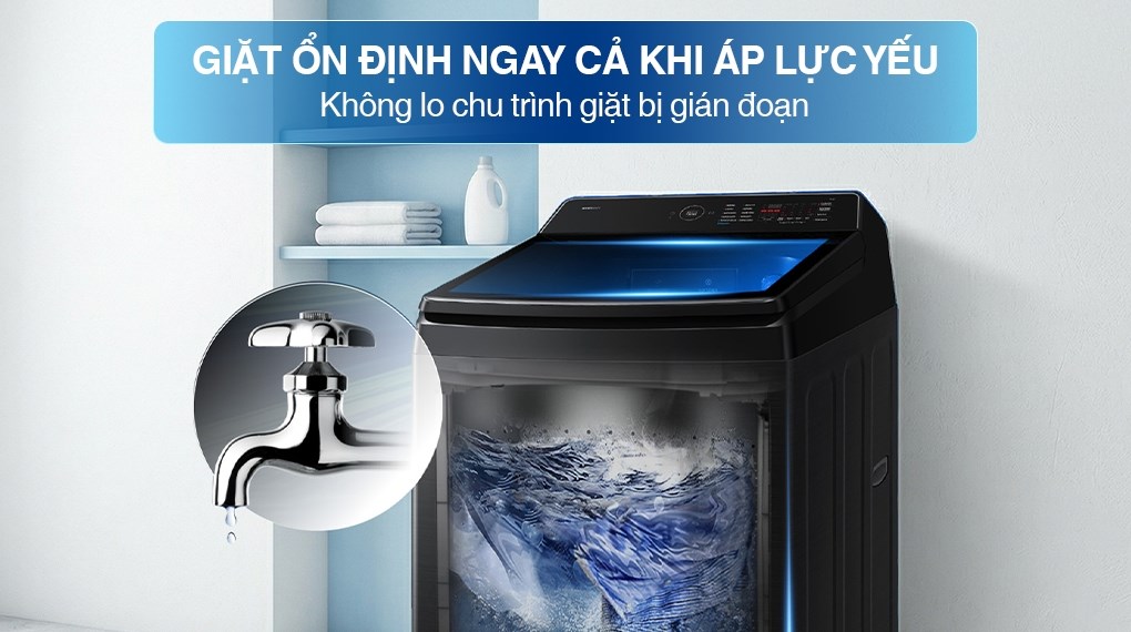 Máy giặt Samsung Ecobubble Inverter 12.5 kg WA40F12E4CSV