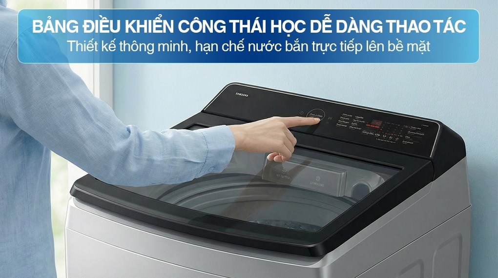Máy giặt Samsung Ecobubble Inverter 12.5 kg WA40F12E4LSV