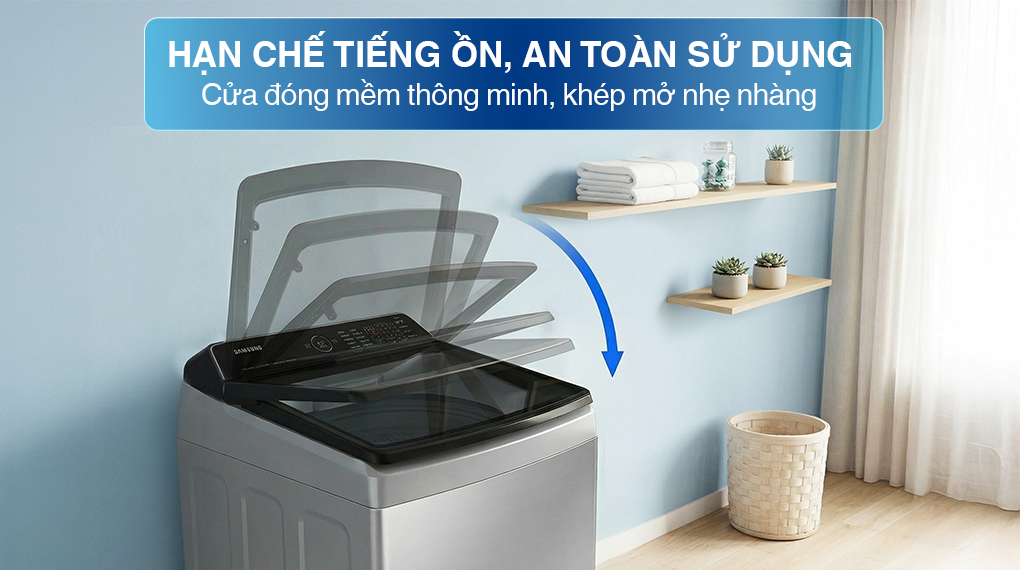 Máy giặt Samsung Ecobubble Inverter 12.5 kg WA40F12E4LSV