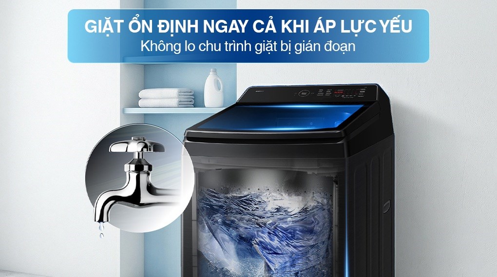 Máy giặt Samsung Ecobubble Inverter 9.5 kg WA40F95E1CSV