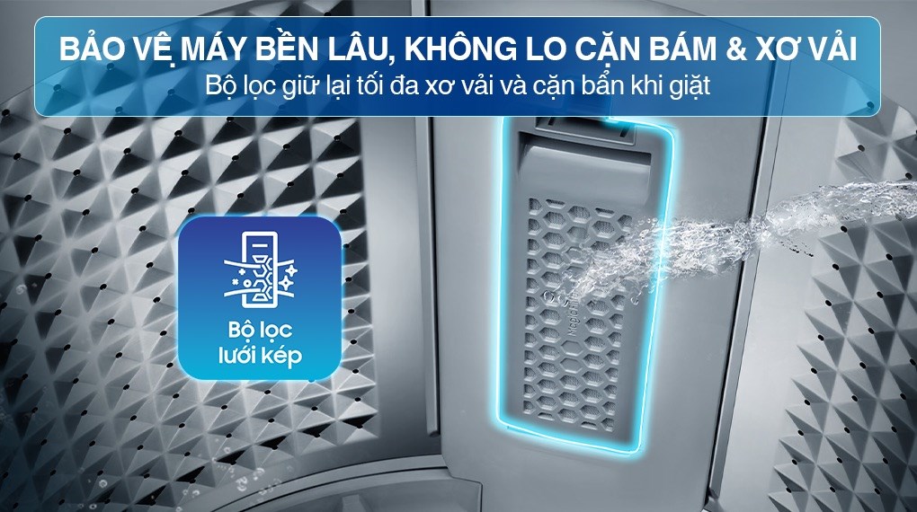 Máy giặt Samsung Ecobubble Inverter 9.5 kg WA40F95E1CSV