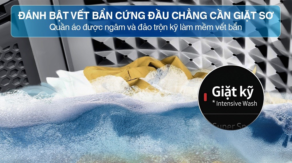 Máy giặt Samsung Ecobubble Inverter 9.5 kg WA40F95E1CSV