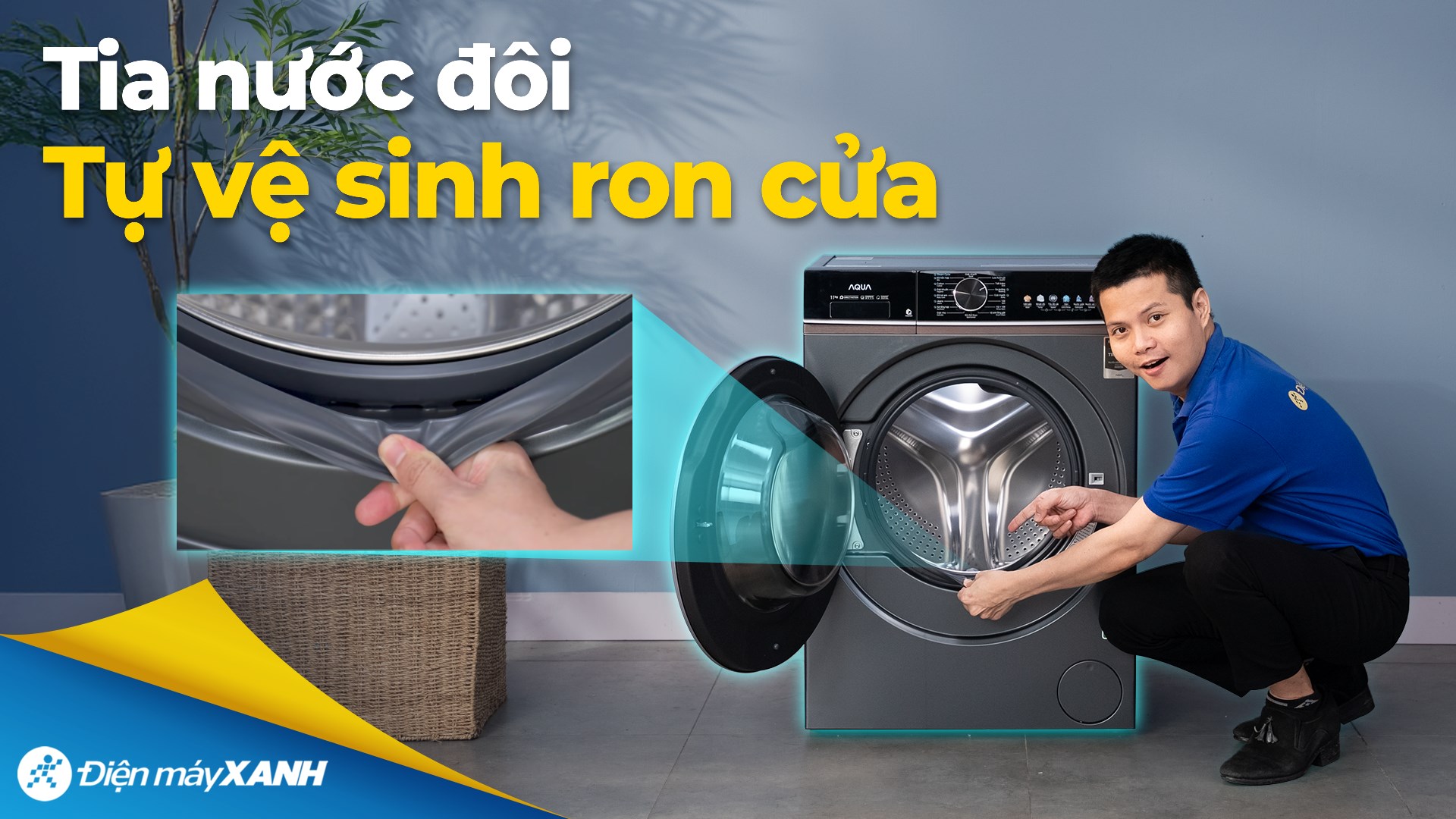 Máy giặt Aqua Inverter 11 kg AW11-BD4657U1M(GN)