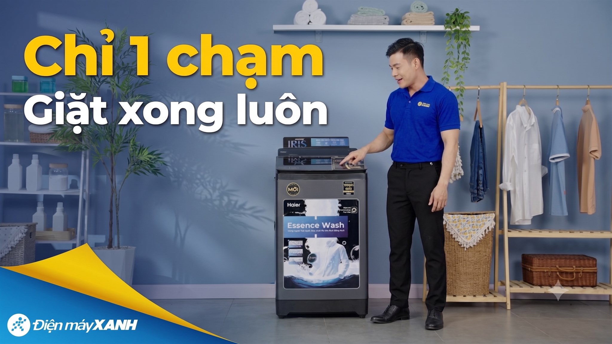 Máy giặt Haier Inverter 12 kg HWM120-B2698B
